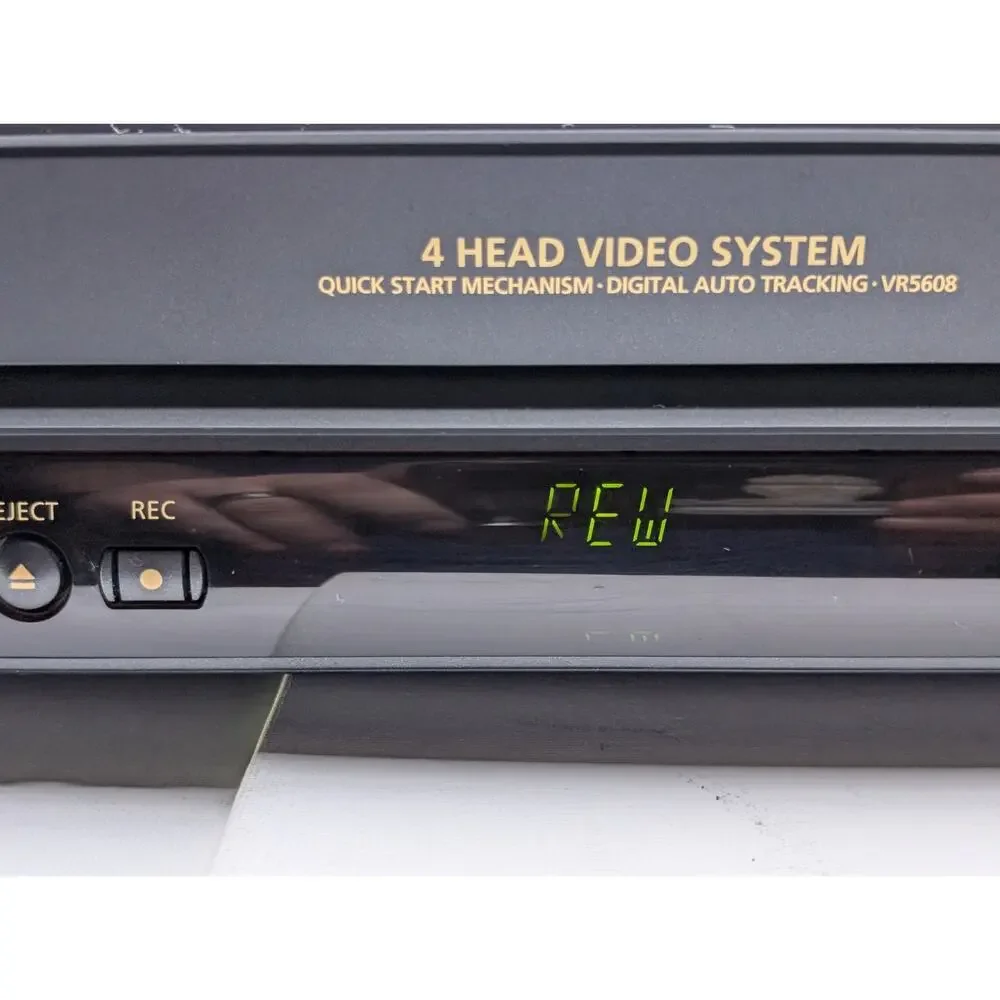 Samsung VR5608 VHS VCR 4 Head Video Cassette RecorderFOR PARTS REPAIR AS-IS